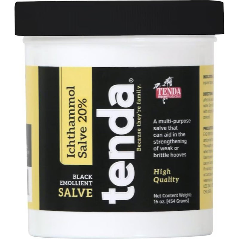 Tenda Horse Products 20% Ichthammol Salve for Horse Hooves, 16 oz. Jar. - PawsPlanet Australia