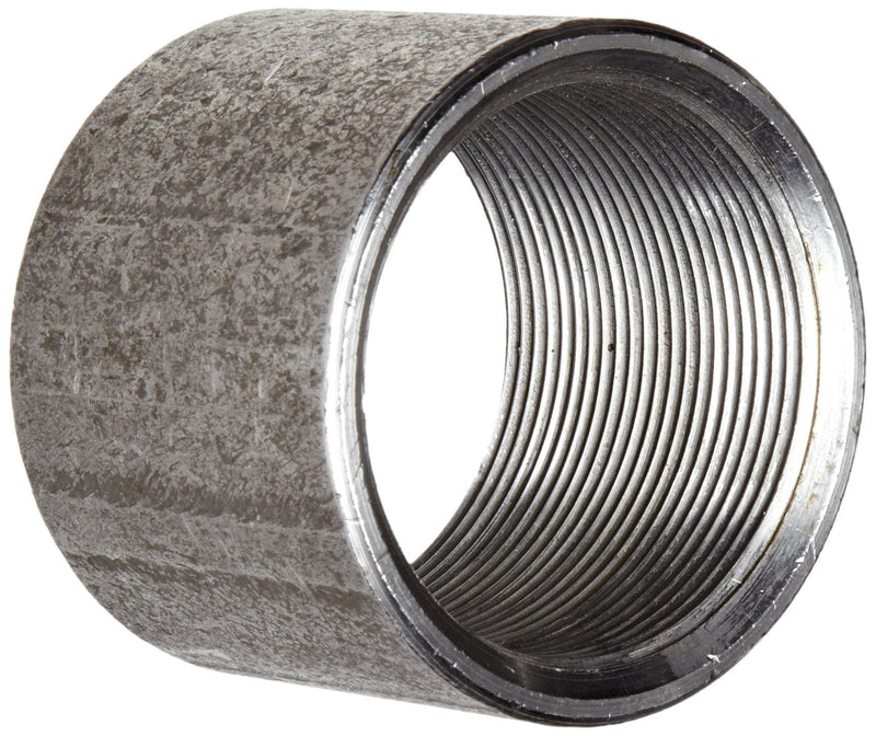 Anvil 8700158259, Steel Pipe Fitting, Coupling, 1-1/2" NPT Female, Black Finish 1.5 Inch