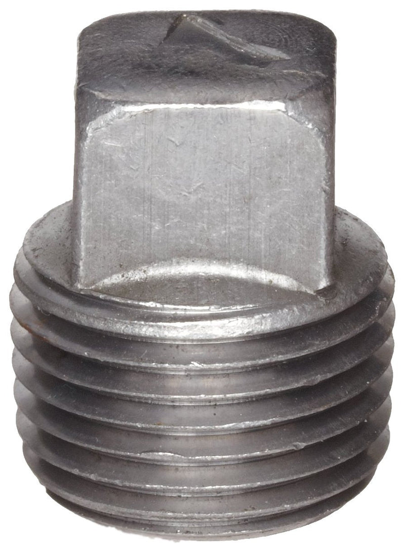 Anvil 8700159307, Malleable Iron Pipe Fitting, Square Head Plug, 3/4" NPT Male, Black Finish 3/4" 1