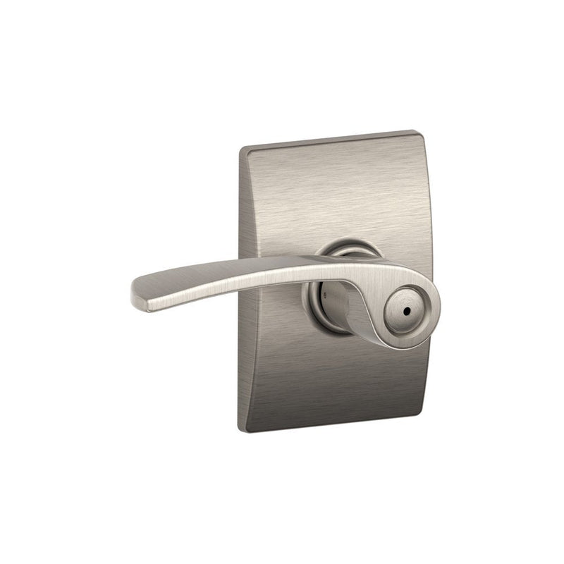 SCHLAGE Lock Company F40MER619CEN Century Collection SCHLAGE Privacy Lever, Satin Nickel