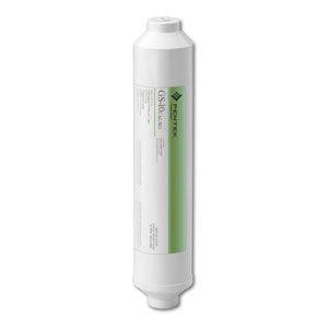 Pentek GS-10CAL/RO-H 10 inch x 2 inch Calcite/Carbon pH Stabilizer Inline Cartridge with 3/8 inch John Guest Port