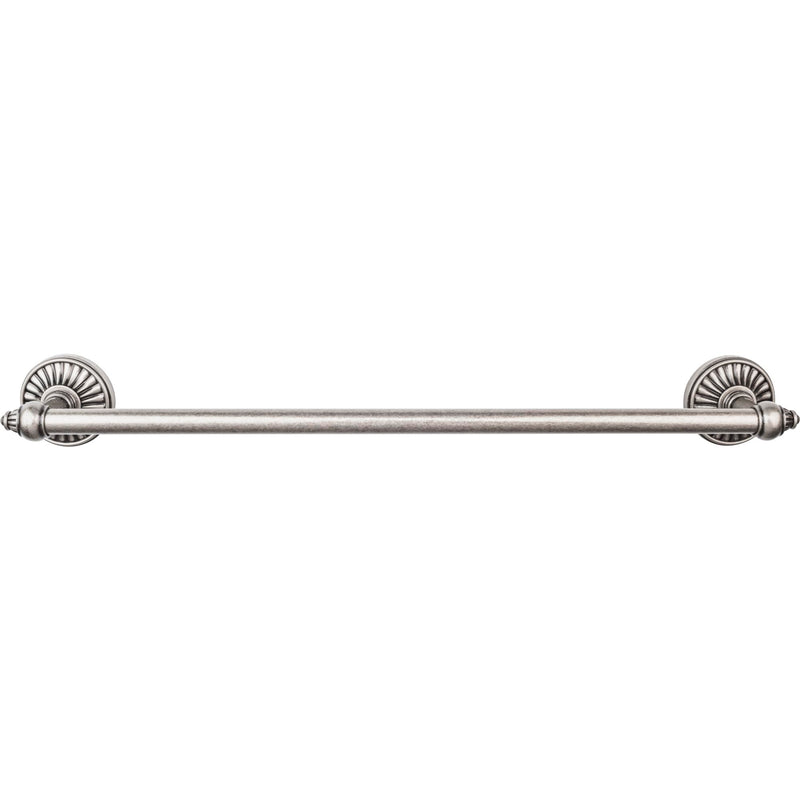 Top Knobs Tuscany Bath Single 26 1/2" Towel Bar Pewter Antique TUSC8PTA