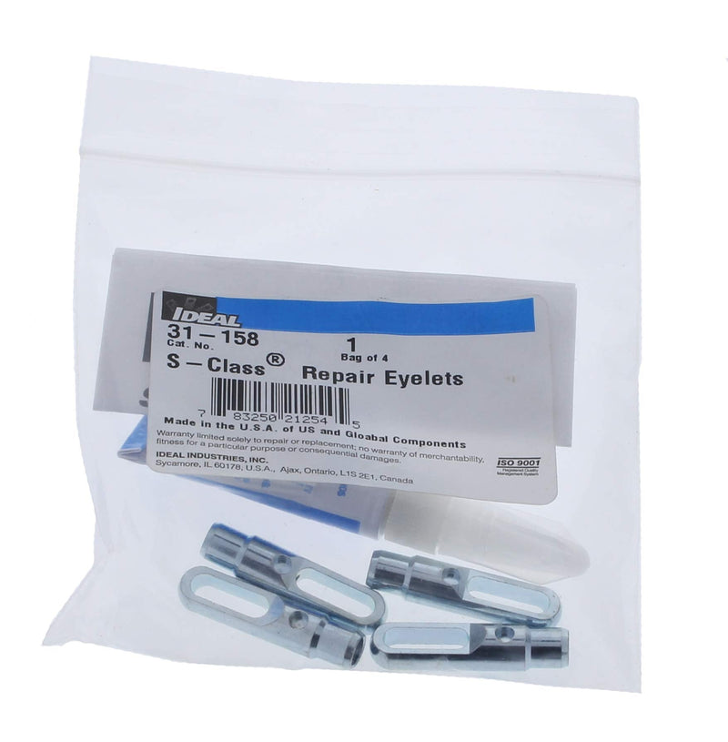 IDEAL Electrical 31-158 S-Class Fish Tape Replacement Eyelets - Field Application Kit for Fish Tape Repair Kit w/ Metal Eyelet