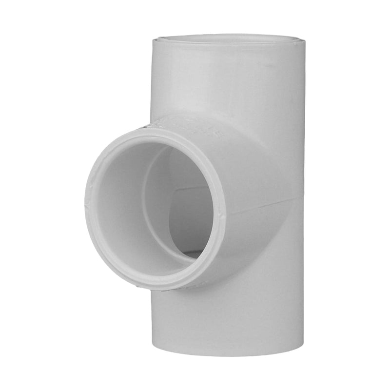 CHARLOTTE PIPE 3/4 SCH 40 TEE SXSXS Contractor Pack Pressure (10 Unit Bag) 3/4 Inch ( Bag qty: 10 ) White