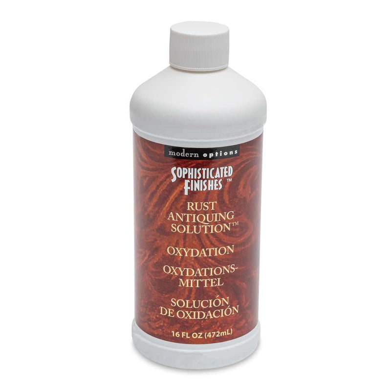 Modern Options Antiquing Solution 16 oz Bottle - Instant Rust
