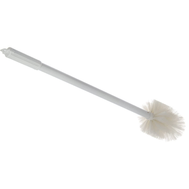 SPARTA Industial Tank Brush Pipe Brush, Drain Brush with Handle for Commercial Kitchens, Polyester Bristle, 5 Inch, White