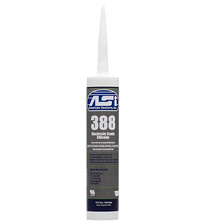 Clear Electronic Grade Silicone - 10.2 oz Cartridge
