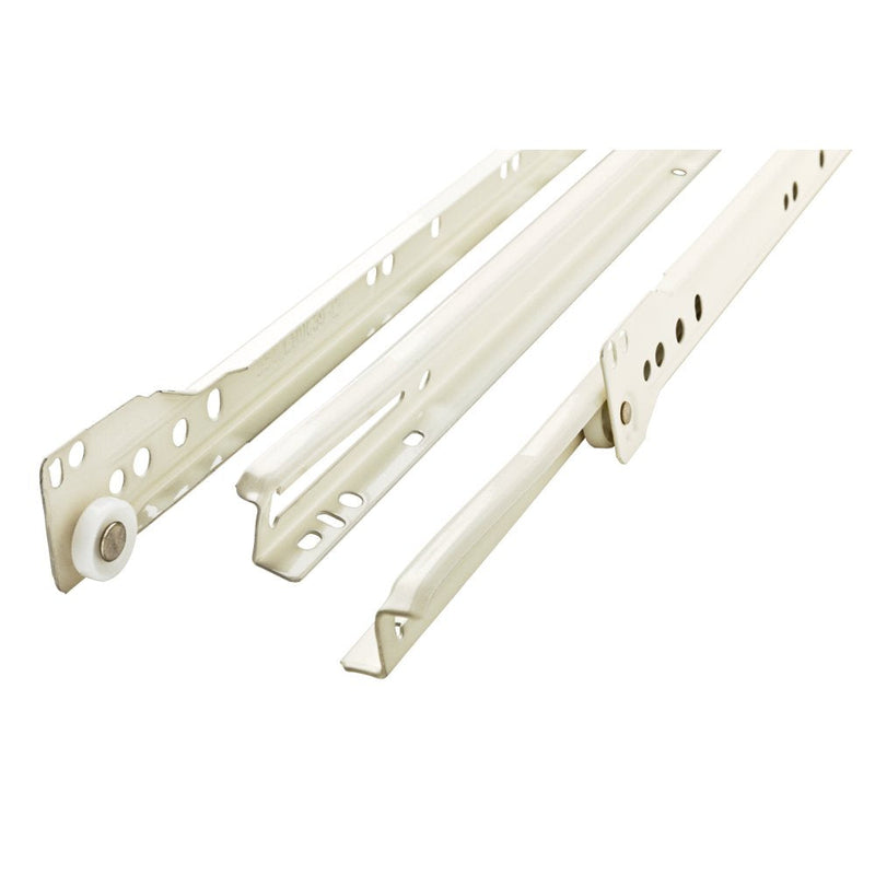 Liberty D68816C-W-TS 16-Inch Bottom Mount Drawer Slide White 16 Inch