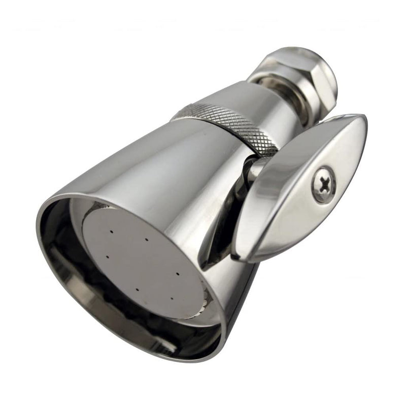 Westbrass D306-05 Chatham Style 2-1/4" Adjustable Shower Head, Polished Nickel