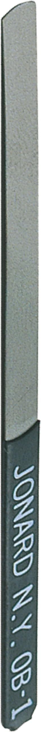 Jonard OB-1/3 Burnisher with Black Plastic Insulated Handle, for Fine Contacts, 3" Length x 3/16" Width x 0.007" Thickness (Pack of 3) 3" Length x 3/16" Width x 0.007" Thickness, Black Handle