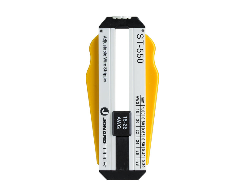 Jonard Tools ST-550 ABS Adjustable Precision Wire Stripper, 18-28 AWG 18 to 28 AWG