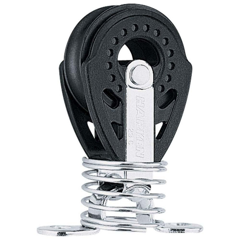 Harken Single Carbo Block with Spring & Eyestrap, 29mm