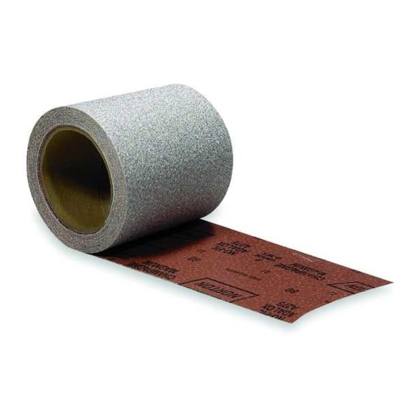 Norton A275 No-Fil Adalox Abrasive Roll, Paper Backing, Pressure Sensitive Adhesive, Aluminum Oxide, Waterproof, Roll 2-3/4" Width x 45yd Length, Grit 150 (Pack of 1)