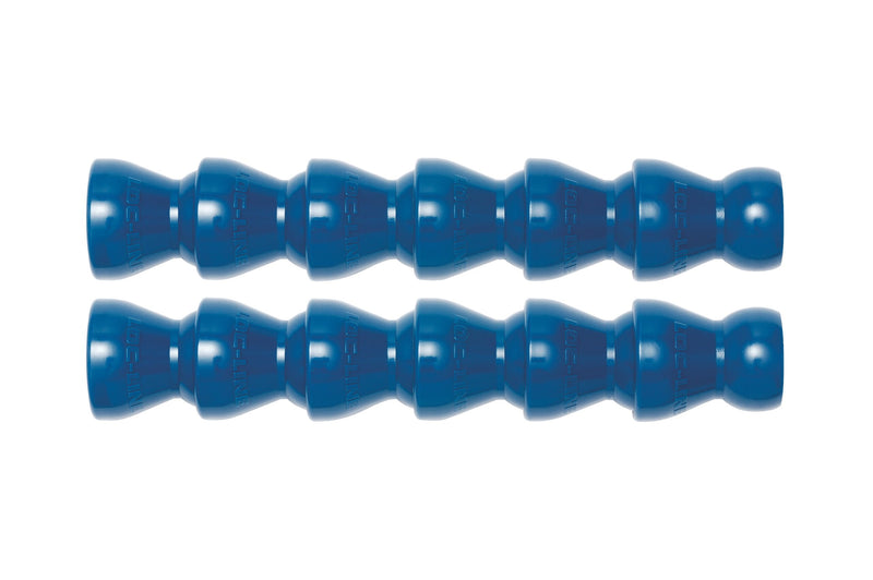 Loc-Line Coolant Hose Component, Acetal Copolymer, Segment, 1/2" Hose ID, 5-1/2" Length (Pack of 2),51801, Blue 1/2"