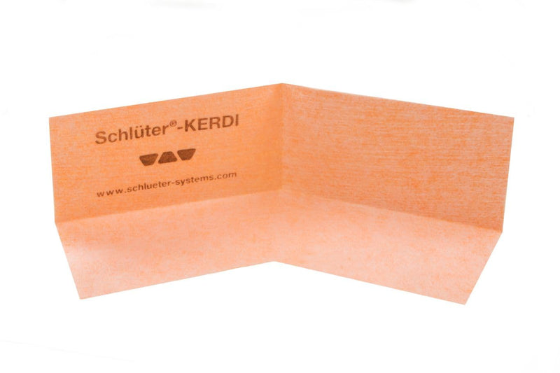 Schluter KERDI-KERECK Inside Corner Shower Bench Membrane, 2-Pack | Preformed Seamless Corners Triangular Shower Benches and Neo-Angle Showers, 4 Mil Thickness - KERECK135FI2