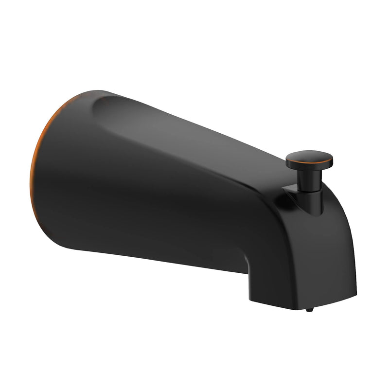 Design House Bathtub Diverter Spout, 1/2-in. Slip-Fit, Oil-Rubbed Bronze, 5.34 in. L x 2.5 in. W x 2.8 in. H, 522938 Oil Rubbed Bronze 5 inches Slip On