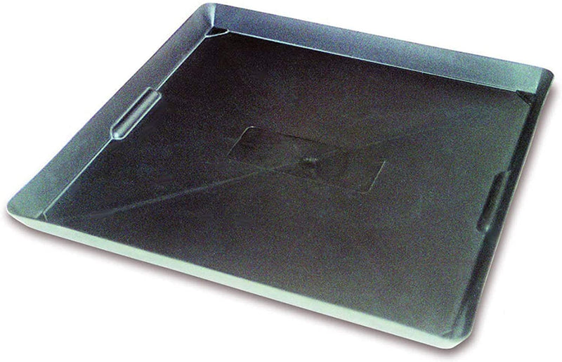 WirthCo 40092 Funnel King Drip Tray - Black Plastic 22 x 22 x 1.5 Inches - Perfect for Catching Spills or Leaks from Mini Fridges, Air Conditioners, Automotive, and Machinery - Made in USA