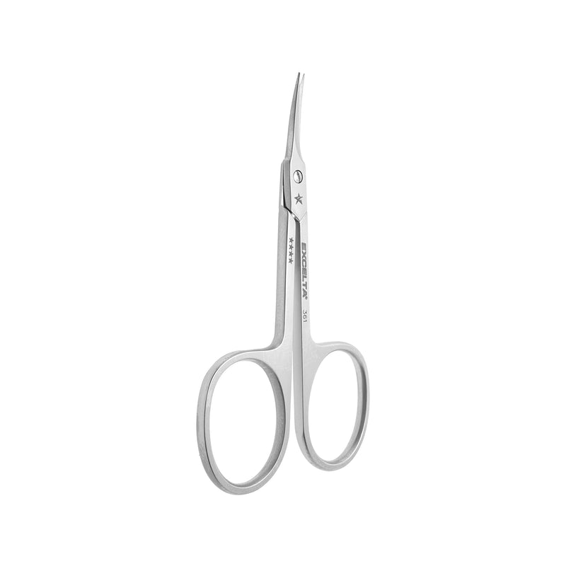 Excelta Premium-Grade Stainless Steel Scissors, Curved Blades, Perfect for Intricate Micro-Manipulations in Cramped Spaces, 1” Blade Length, Superior 3.25" - Scissors, 1" Curved Relieved Blade Length Stainless Steel, Swiss Quality, 361