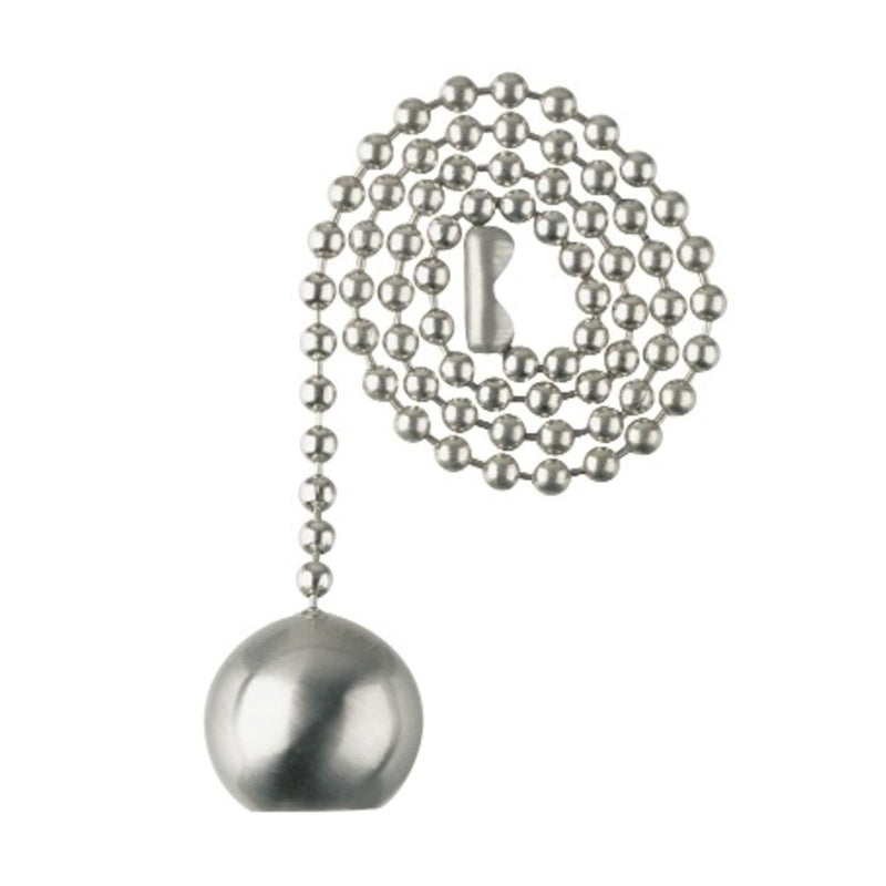 Westinghouse 77217 Decorative Pull Chain 12" Brushed Nickel