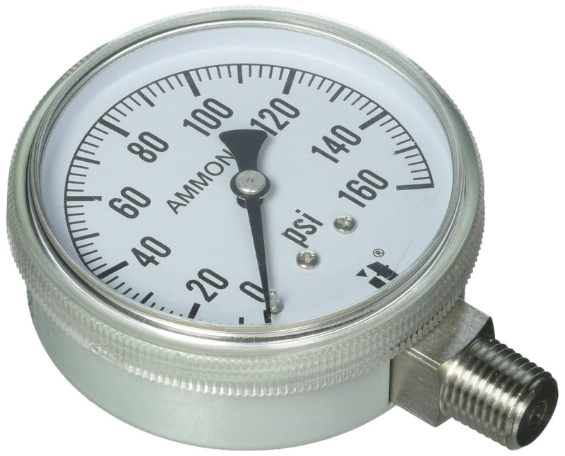 Zenport APG160 Zen-Tek Ammonia Gas Pressure Gauge, 160 PSI Single pack