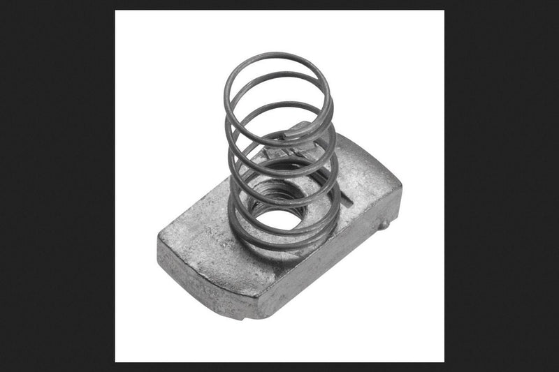 Genuine Unistrut P1008-EG 3/8" Channel Nut with Regular Spring for All 1-5/8" Tall Strut Channel