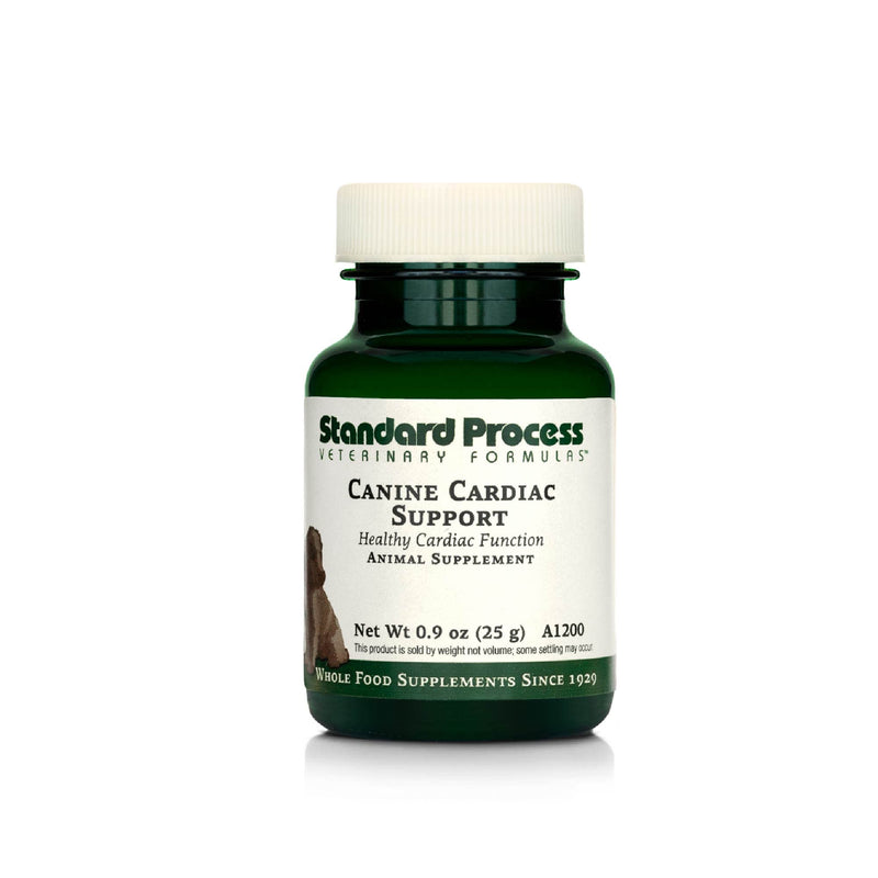 Standard Process Canine Cardiac Support - Dog Heart Health Support Supplement - Nutritional Supplement Formula to Support Cardiac Function - Pet Health Supplement with Selenium - 25 g 25 Grams (Pack of 1) - PawsPlanet Australia