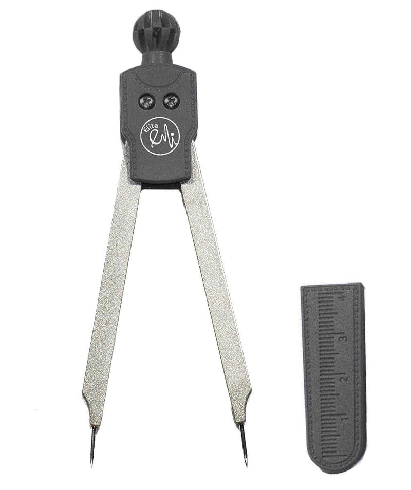EMI Premium Quality Deluxe EKG ECG Caliper - Chrome Tip with Case and Tip Cover EKG-100