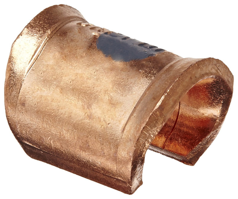 Burndy YC6L12 Thin-Wall Copper C-Tap, 8, 6 Accommodates Run, 10-8, 12-10 Accommodates Tap, 0.60" Length