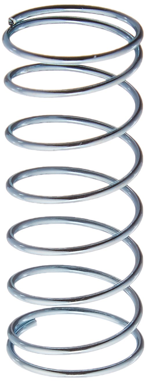 Prime-Line SP 9727 Compression Spring, Spring Steel Construction, Nickel-Plated Finish, 0.041 GA x 5/8 in. x 1-1/2 in. (2 Pack) 5/8 in. x 1-1/2 in.