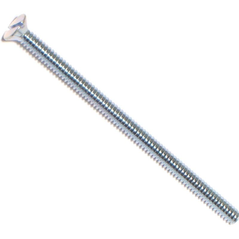 014973309527 Slotted Flat Machine Screws, 6-32 x 2-1/2, Piece-20, zinc 6-32 x 2-1/2-Inch