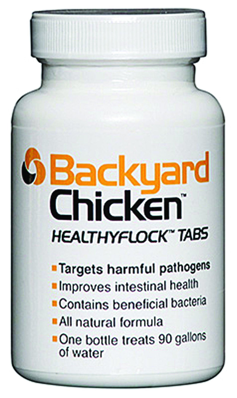 Backyard Chicken Healthyflock Tabs, 90 Tabs, Treats 90 Gallons of Water - PawsPlanet Australia