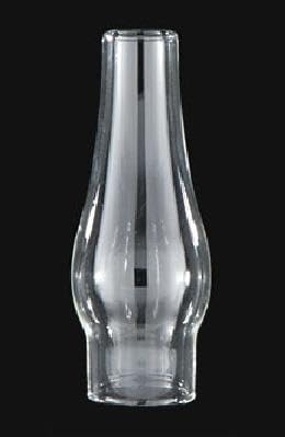 B&P Lamp® Smallest Clear Glass Lamp Chimney [1 1/8 Inch Base by 3 1/2 Inch Height] for Vintage and Antique Style Lamps 3-1/2 Inch Height