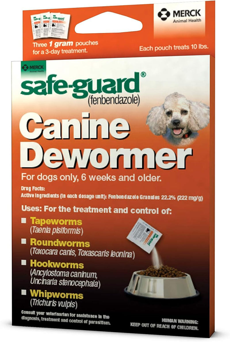 ThePetStop Safe-Guard Canine Dewormer 3 Dose x 1 Gram