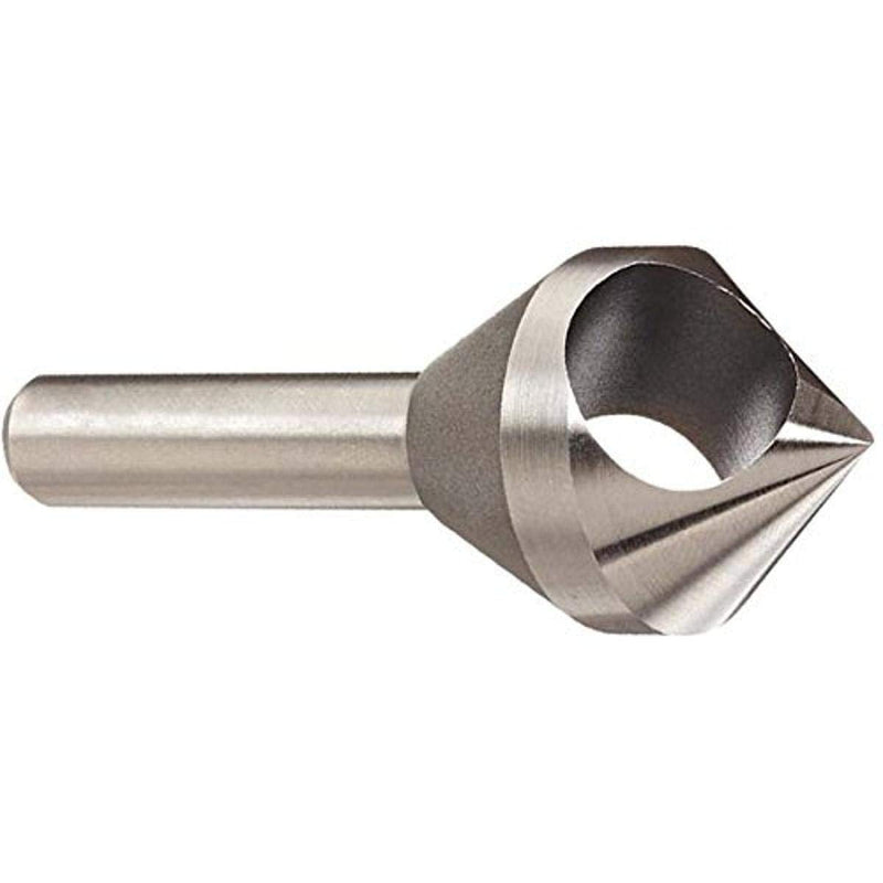 KEO 53532 Cobalt Steel Single-End Countersink, Uncoated (Bright) Finish, 100 Degree Point Angle, Round Shank, 5/16" Shank Diameter, 1/2" Body Diameter