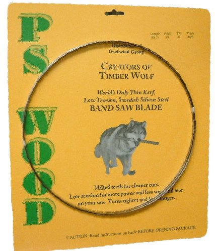 Timber Wolf Bandsaw Blade 82" x 1/4" x 10 TPI x .025 Thickness