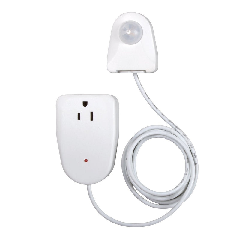 Westek MLC12BC-4 Indoor Plug-in Corded Motion Activated Light Control, Single, White 1