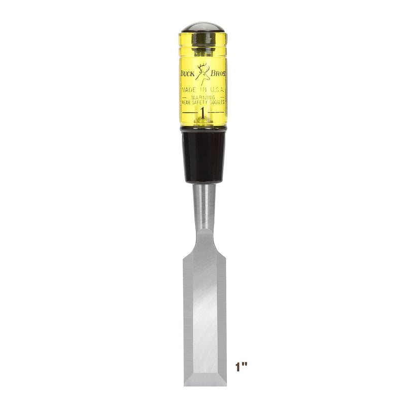 Buck Brothers 120106BC Professional 1'' Inch Wood Chisel, Yellow 1"