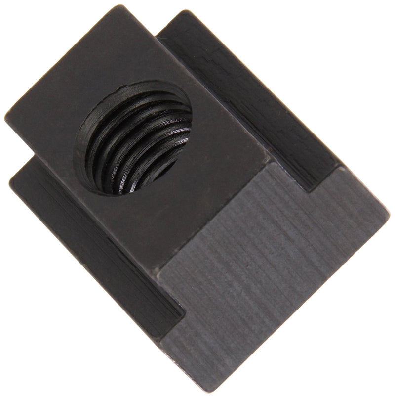 Te-Co 41415 Black Oxide 1018 Steel T-Slot Nut, 5/8"-11 TPI (Incomplete Last Thread), 3/4" Height x 1-1/8" Width x 11/16" Table Slot (Pack of 5)