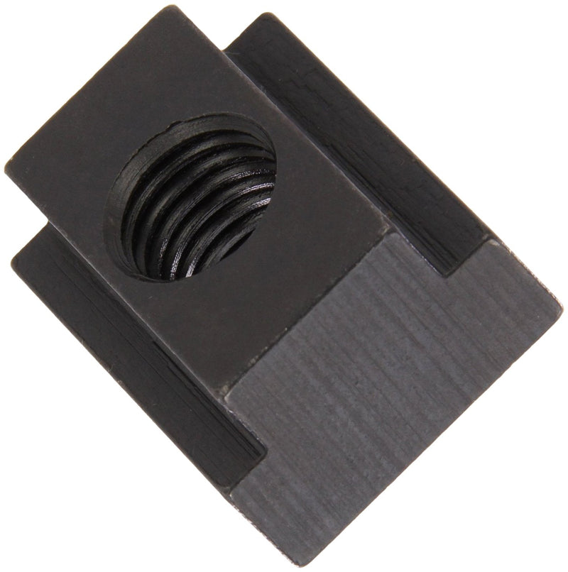 Te-Co 41416 Black Oxide 1018 Steel T-Slot Nut, 5/8"-11 TPI (Incomplete Last Thread), 3/4" Height x 1-1/4" Width x 3/4" Table Slot (Pack of 5)