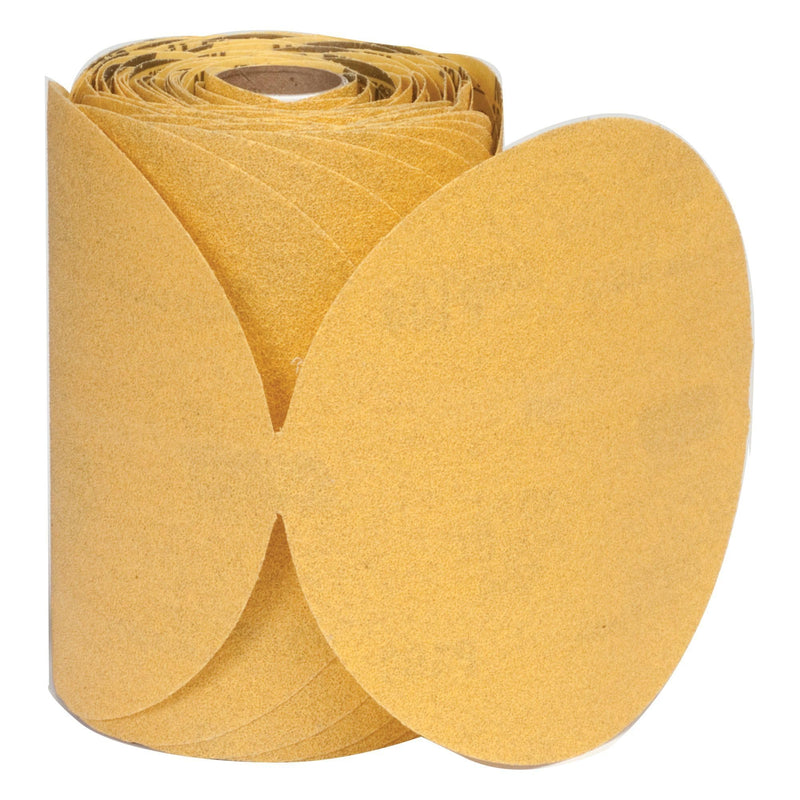 Norton 662611-83817 Gold Reserve 6" P120B PSA Disc Roll, (100 Discs/Roll)