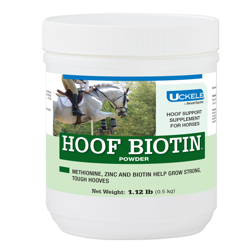Uckele by SmartEquine Horse Biotin Powder | Hoof Supplement for Horses, Biotin for Horses Includes Zinc and Methionine | 18 oz Jar - PawsPlanet Australia