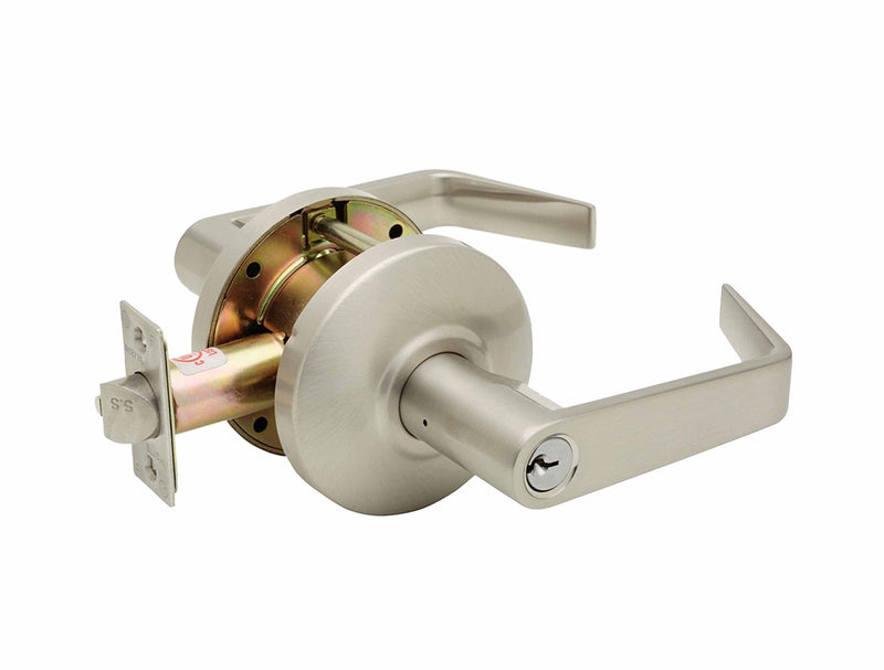 Copper Creek AL6241SS Avery Grade 2 Cylindrical Lever Entry Nfl Ul, Satin Stainless