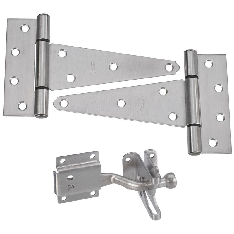 National Hardware N343-434 DPV875 Gate Kit in Stainless Steel Updated Packaging