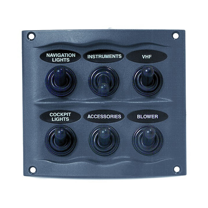 Ancor (900-6WP 6-Way Splash Proof Switch Panel