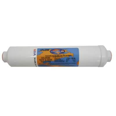 Omnipure K5533-JJ 2.5" x 10" T33 Acid Wash GAC Carbon Inline Cartridge
