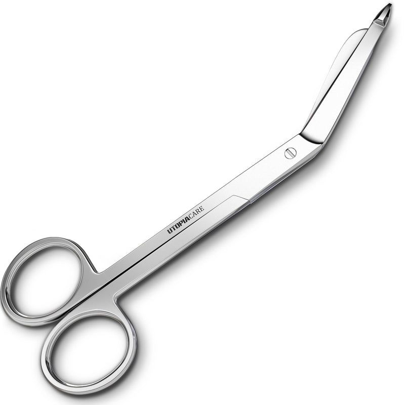 Utopia Care Medical Scissors - EMT and Trauma Shears - 5.5 Inch Nursing and Surgical Scissors - Stainless Steel Bandage Scissors for Nurses (Silver) 5.5 Inches Silver 1