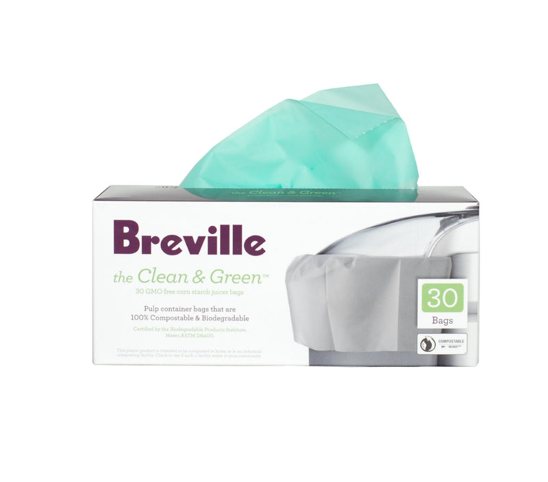 Breville Clean & Green Juicer Bags 30 Count (Pack of 1)