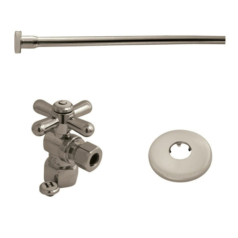 Kingston KTK108P Toilet Supply Kit, Brushed Nickel
