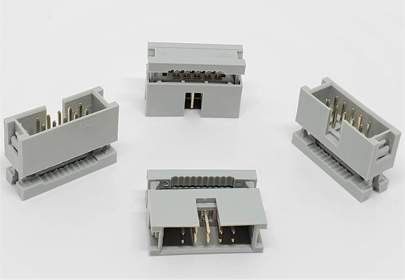 Pc Accessories - Connectors Pro 10-Pack 2X5 10P Dual Rows 2.54mm 0.1" Pitch Shrouded IDC Male Header, 10 Pins Connectors