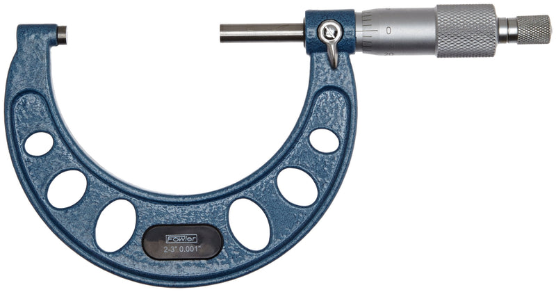 Fowler 52-253-003-1, Premium Outside Inch Micrometer with 2-3" Measuring Range 2-3"